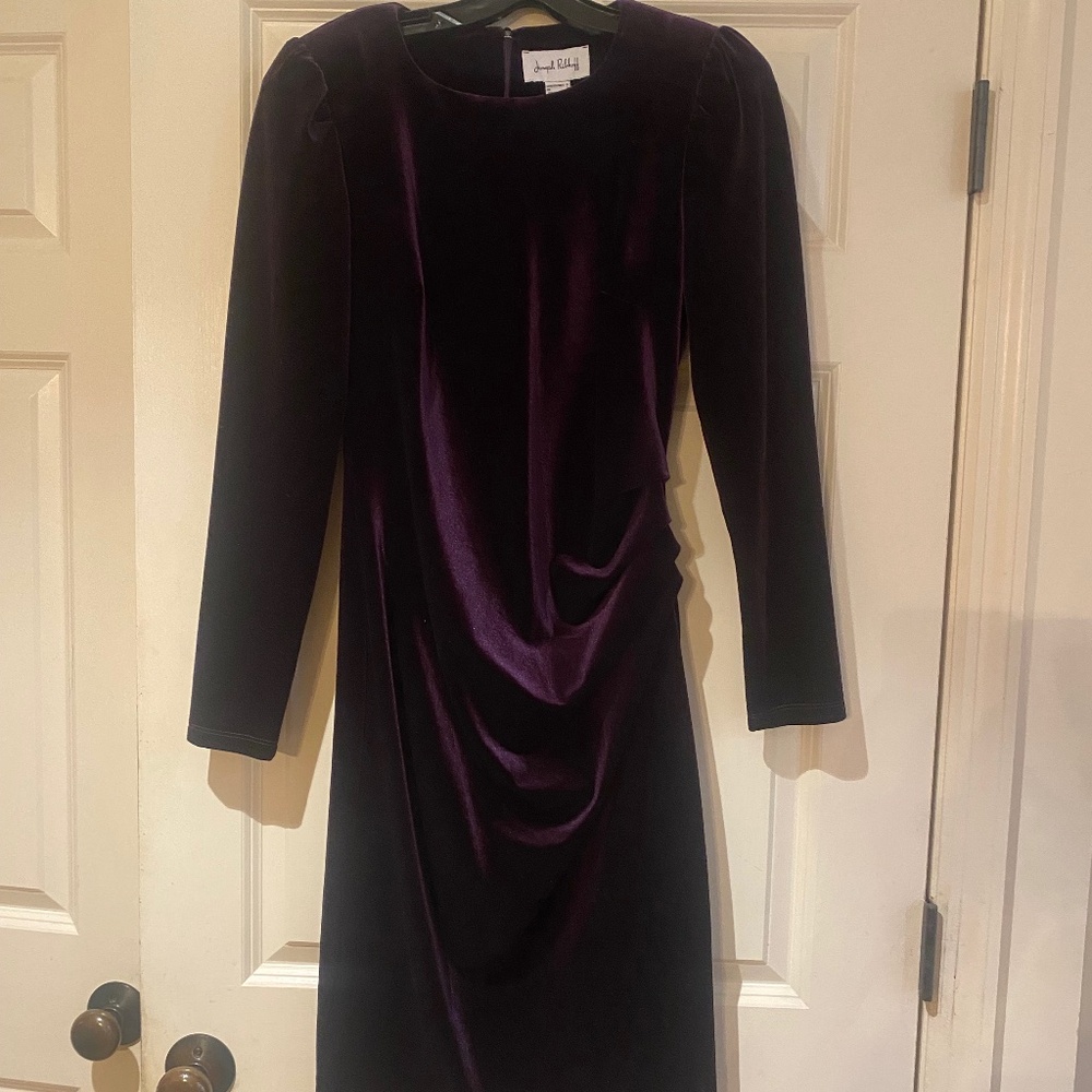 Joseph Ribkoff velveteen dress